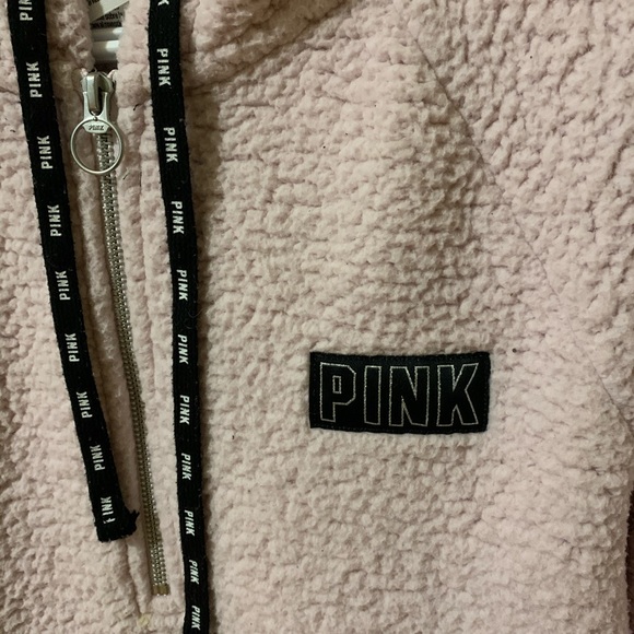 Pink Sherpa Hoodie - Picture 2 of 5